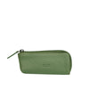 Alef Braemar Leather Coin Wallet with Key Ring (Pale Green)
