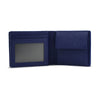 Alef Camden Bifold RFID Protected Italian Leather with Centre Flap and Coin Compartment (Navy)
