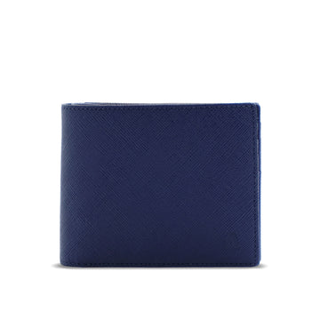 Alef Camden Bifold RFID Protected Italian Leather with Centre Flap and Coin Compartment (Navy)