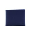 Alef Camden Bifold RFID Protected Italian Leather Wallet with Card (Navy)