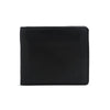 Alef Rhine RFID Protected Bifold Men's Leather Wallet with Coin Compartment (Black)