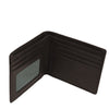 Alef Surrey Bifold Leather Wallet with Card Window and Card Slots (Cognac)