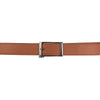 Alef Dalvey Men's Leather Auto-lock Pin 35mm Buckle Belt (Tan)