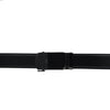 Alef Oxley Men's Leather Auto-lock Solid Buckle 32mm Belt (Black)