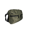 Alef Landon Men's Lightweight Water-Resistant Nylon Messenger Bag With Adjustable Sling (Green)