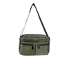 Alef Landon Men's Lightweight Water-Resistant Nylon Messenger Bag With Adjustable Sling (Green)