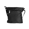 Alef Landon Men's Lightweight Water-Resistant Nylon Shoulder Sling Bag (Black)