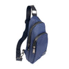 Alef Landon Men's Lightweight Water-Resistant Nylon  Crossbody Chest Bag (Navy)