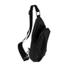 Alef Landon Men's Lightweight Water-Resistant Nylon  Crossbody Chest Bag (Black)