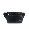 Alef Landon Lightweight Water-Resistant Nylon Crossbody Chest Bag / Waist Pouch (Black)