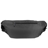 Alef Landon Lightweight Water-Resistant Nylon Crossbody Chest Bag / Waist Pouch (Grey)