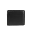 Alef Andrew RFID Protected Full Grain Leather Men's Slim Bifold Wallet with Coin Pouch (Black)