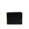 Alef Andrew RFID-Protected Bifold Men's Leather Wallet with Money Clip (Black)