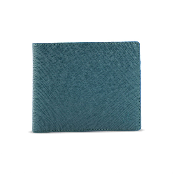 Alef Camden Leather RFID Bifold Wallet with Card(Dark Green)