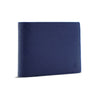 Alef Camden Bifold RFID Protected Italian Leather Wallet with Centre Flap and Card Window ( Navy)