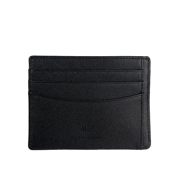 Alef Finley RFID - Protected Men's Leather Slim Card Holder (Navy)