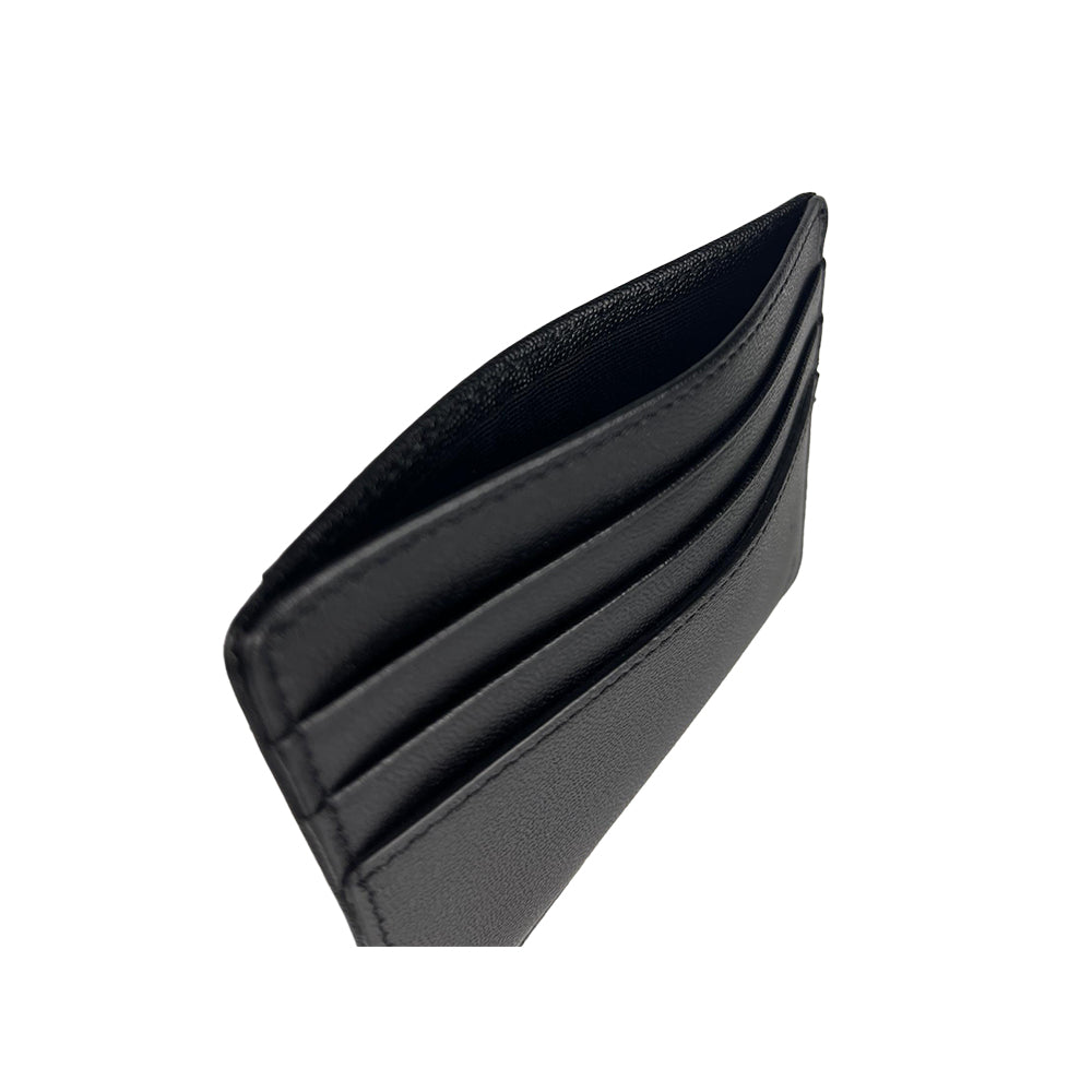 Alef Finley RFID - Protected Men's Leather Slim Card Holder (Navy)