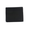 Alef Rhine RFID Protected Bifold Men's Leather Wallet with Flap & Coin Compartment (Black)