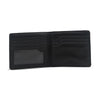 Alef Rhine RFID Protected Bifold Men's Leather Wallet with Card Window (Black)