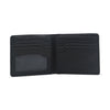 Alef Rhine RFID Protected Bifold Men's Leather Wallet with Card Window (Navy)