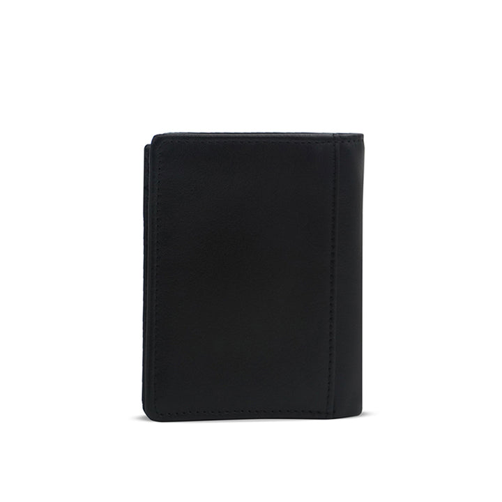 Alef Rhine RFID Protected Bifold Men's Wallet with Card Window (Black)