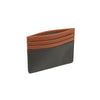 Alef Tokyo Men's Leather Cardholder with RFID-Protection (Brown/Cafe)