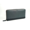 Alef Tokyo Long Leather Wallet with RFID-Protection (Grey/Navy)