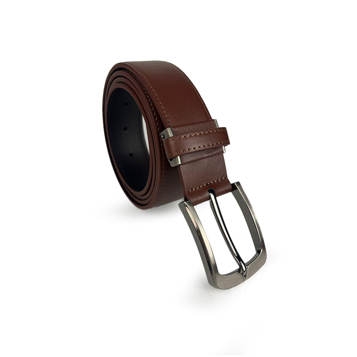 Alef Scott Pin Buckle 35mm Men's Leather Belt (Tan)