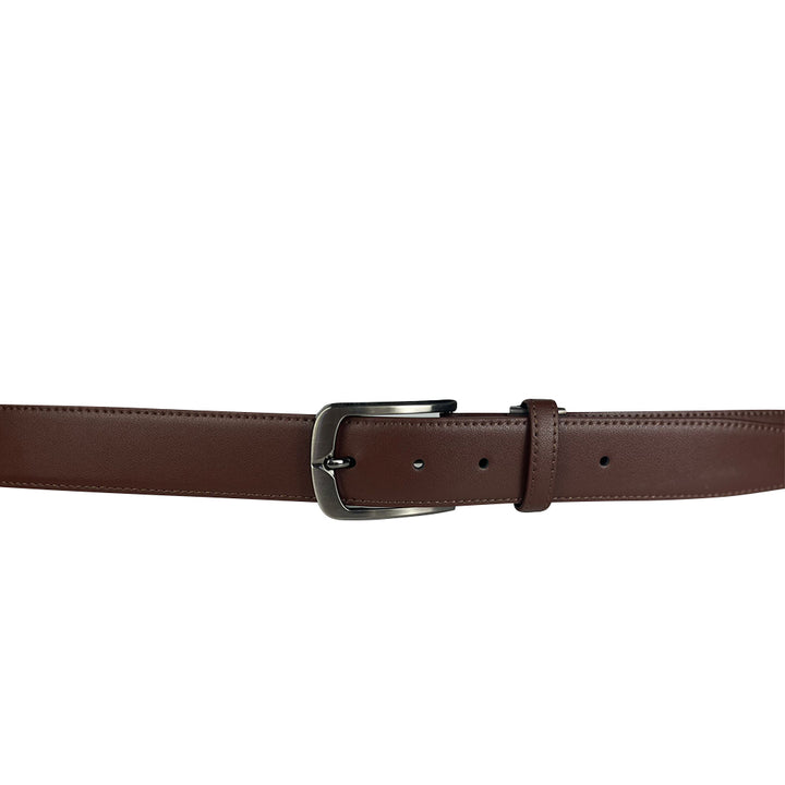 Alef Scott Pin Buckle 35mm Men's Leather Belt (Tan)