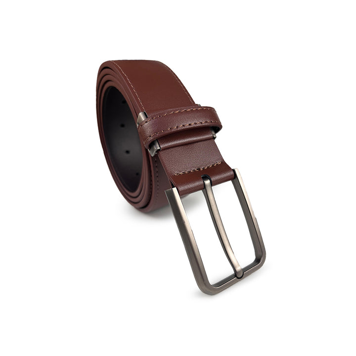 Alef Scott Pin Buckle 35mm Men's Leather Belt (Tan)