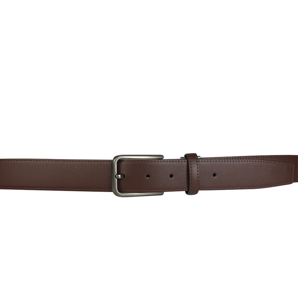 Alef Scott Pin Buckle 35mm Men's Leather Belt (Tan)