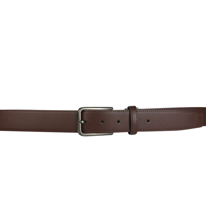 Alef Scott Pin Buckle 35mm Men's Leather Belt (Tan)