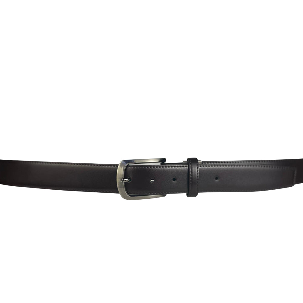 Alef Scott Pin Buckle 35mm Men's Leather Belt (Cafe)