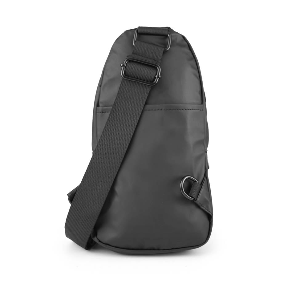 Alef Featherweight Men's Lightweight Water Resistant Nylon Chest Bag (Black)