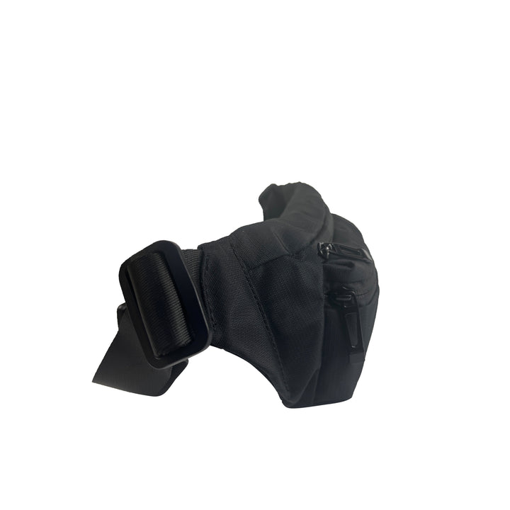 Alef Greenwich Lightweight Water-resistant Nylon Waist Pouch (Black)