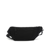 Alef Kyoto Men's Lightweight Water-resistant Nylon Waist Pouch (Black)