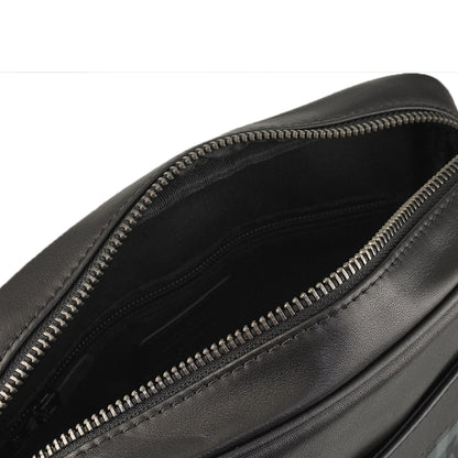 Alef Lucas NS Zip Top Shoulder Bag (Black)