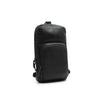 Alef Ridley Men's  Leather Chest Bag (Black)