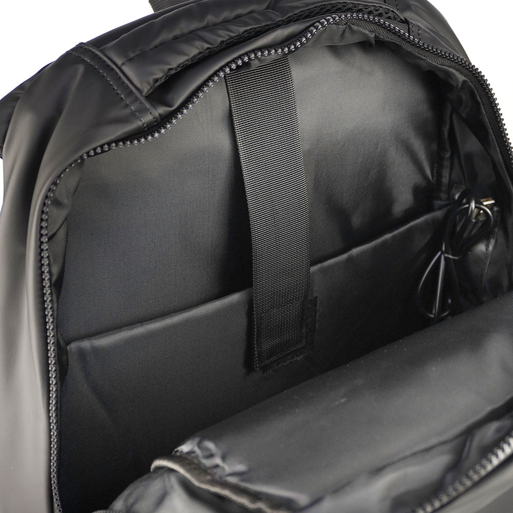 Alef Featherweight1 Men's Lightweight Nylon Water-resistant Backpack (Black)