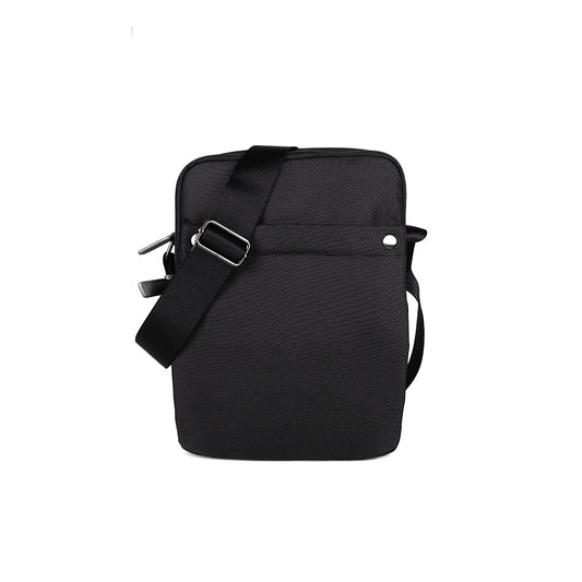 Alef Garreth Men's Nylon Shoulder Bag (Black)
