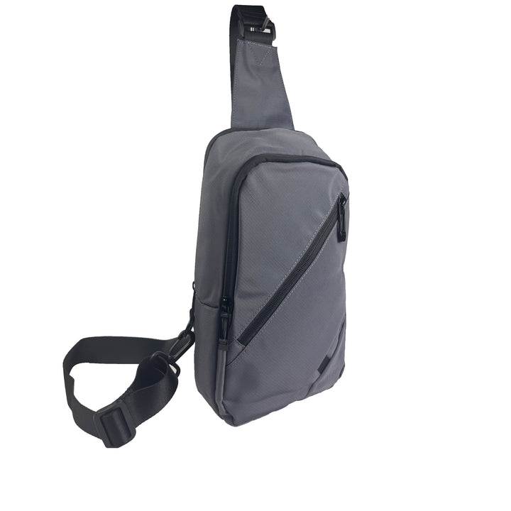 Alef Greenwich Lightweight Water-resistant Nylon Crossbody Bag (Black)