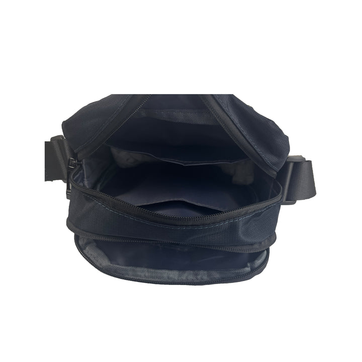 Alef Greenwich Lightweight Water-resistant Nylon Shoulder Bag (Black)