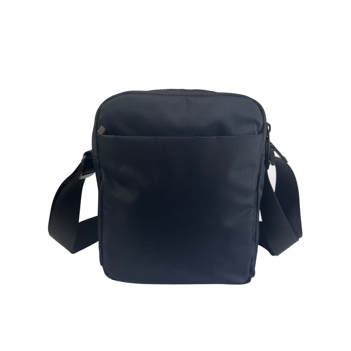 Alef Greenwich Lightweight Water-resistant Nylon Shoulder Bag (Black)