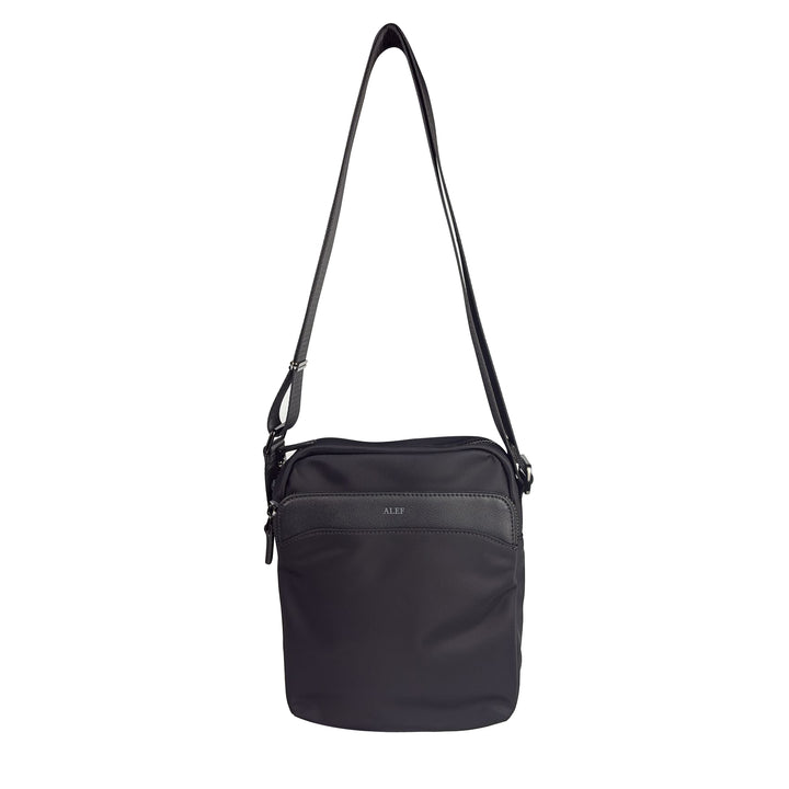 Alef Hamptons Lightweight Nylon Shoulder Bag (Grey)