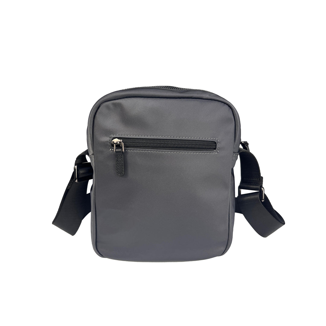 Alef Hamptons Lightweight Nylon Shoulder Bag (Grey)