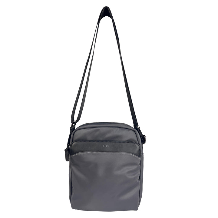 Alef Hamptons Lightweight Nylon Shoulder Bag (Grey)