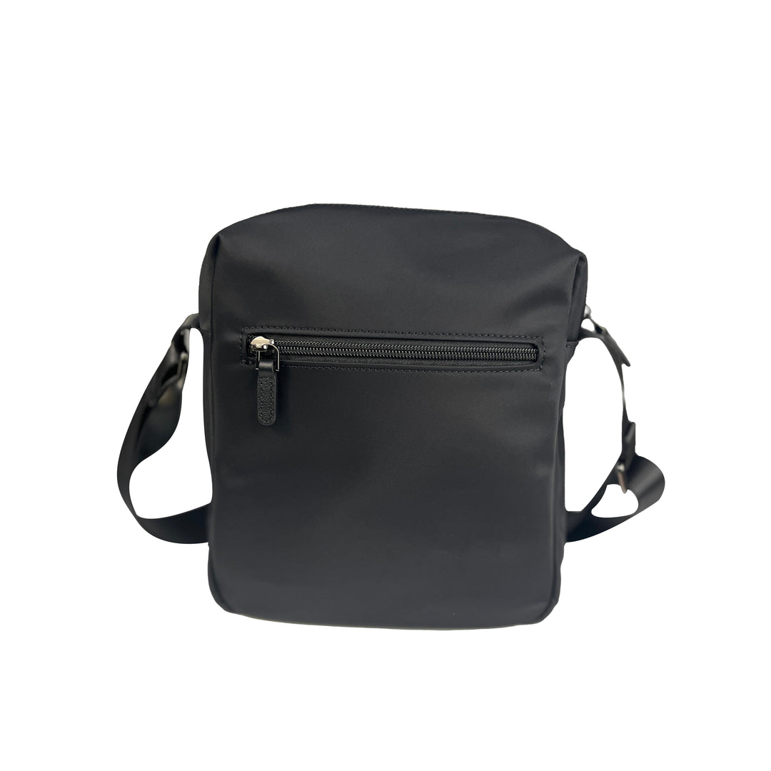 Alef Hamptons Lightweight Nylon Shoulder Bag (Black)