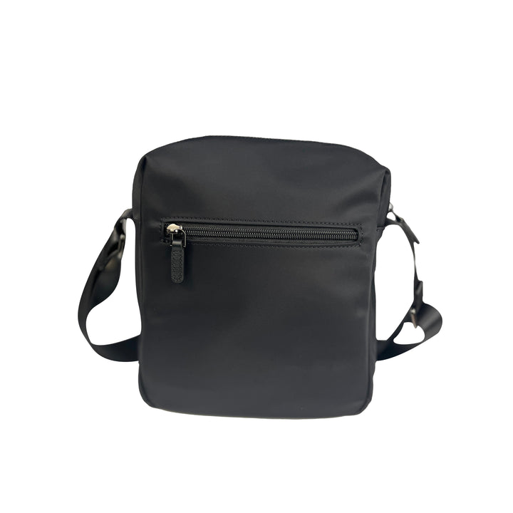Alef Hamptons Lightweight Nylon Shoulder Bag (Black)