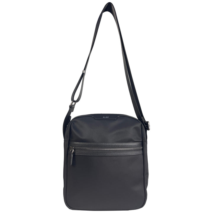Alef Hamptons Lightweight Nylon Shoulder Bag (Black)