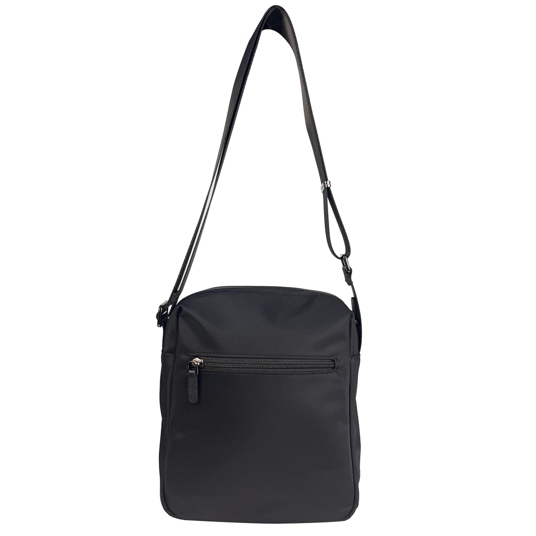 Alef Hamptons Lightweight Nylon Shoulder Bag (Black)